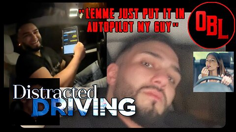 OBL Nation Ramy QUADRUPLE-tasking while driving like an idiot - Predator Poacher Fails