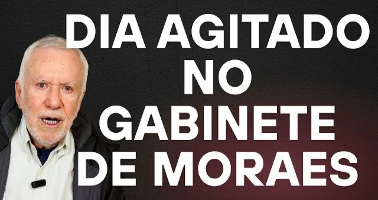 Dia agitado no gabinete do XANDÃO