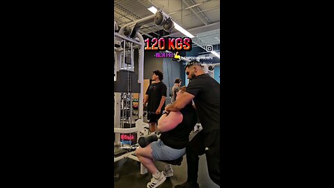 120KGS Close Grip Pull-down (Heavy)💪