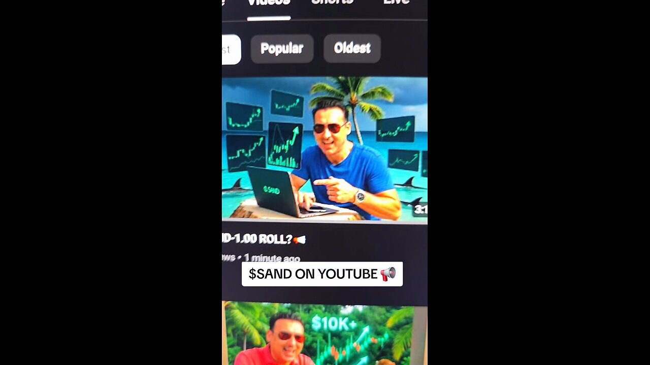 $SAND ON YOUTUBE 📢