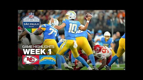 Kansas City Chiefs vs Los Angeles Chargers | 2025 Week 1 São Paulo Game Highlights