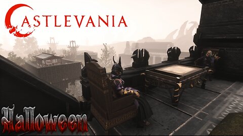 Conan Exiles The Age of Castlevania Chapter 2: Cultist and Simon went to bar for Halloween party