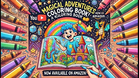 🖍️ Magical Adventures: A Fun Coloring Book for Kids! | Available on Amazon Kindle!