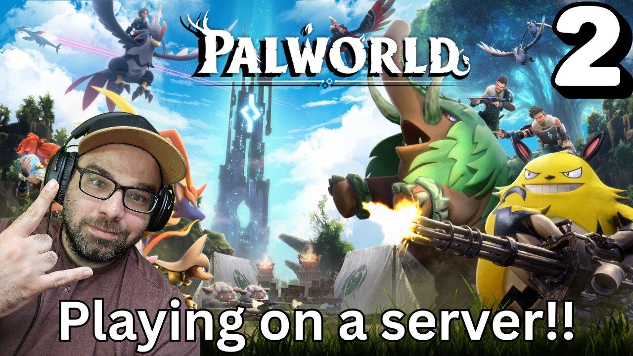 Playing Palworld on a server!! Stream 2