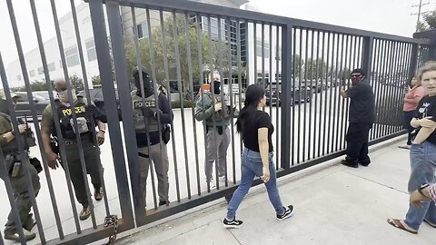 ICE operation today as they executed a judicial warrant