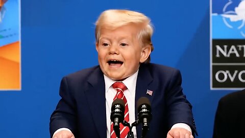 “They Called Me Daddy” – Toddler Trump Responds to the Weirdest NATO Question Ever