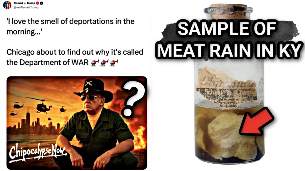 Martial Law?! “Meat Rains from Sky, Trump’s ‘War’ Warning & Global Chaos Uncovered”