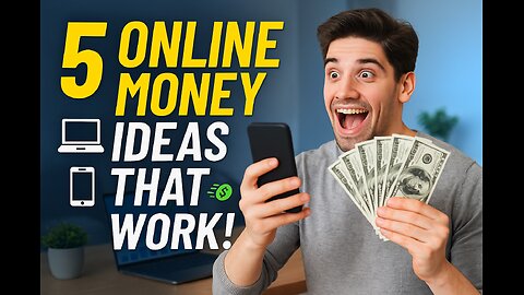 Top 5 Online Income Ideas Hindi/Hinglish Option: 2025 में Online Paise Kamane ke Top 5 Tareeke! 💻