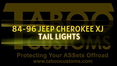 84-96 Jeep XJ Cherokee Tail Light Box Evaluation & Install