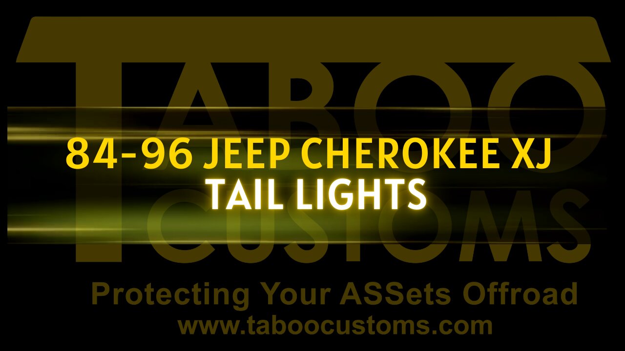 84-96 Jeep XJ Cherokee Tail Light Box Evaluation & Install