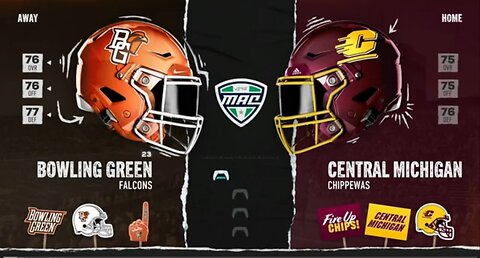 Ep9 Bowling Green vs Central Michigan: Finally RANKED!