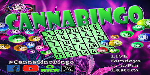 CannasinoBingo Sundays 7:30pm Eastern Time