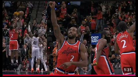 Kawhi scores a buzzer beater to win the game tonight against the Pelicans 🔥🔥🔥