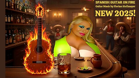 Spanish Guitar on Fire (Hot Fiery Spanish Guitar Music) NEW 2025 Video 5!