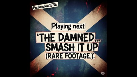 The Damned - Smash it Up (Rare Footage)