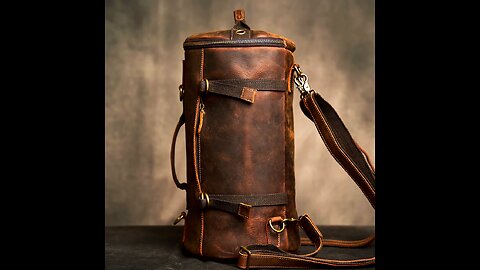 Handcrafted Travel Multifunction Backpack Y