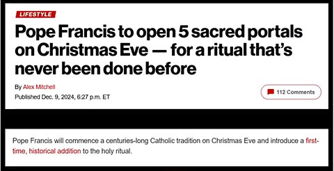 The popes 5 portals All roads lead to ROME 2024