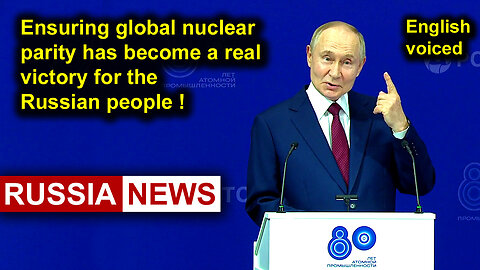 Ensuring global nuclear parity has become a real victory for the Russian people! Putin