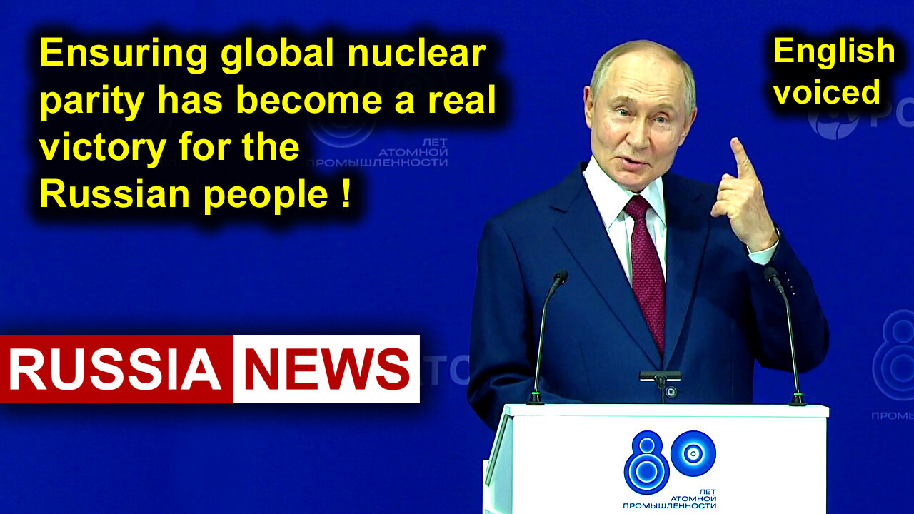 Ensuring global nuclear parity has become a real victory for the Russian people! Putin