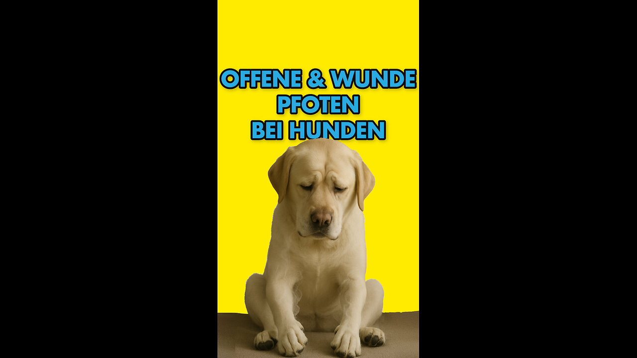 Wunde & offene Pfoten bei Hunden.