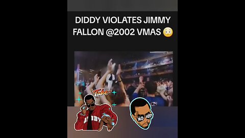 Diddy VIOLATES Jimmy Fallon LIVE at the 2002 VMA's! 😱🕵🏾‍♀️