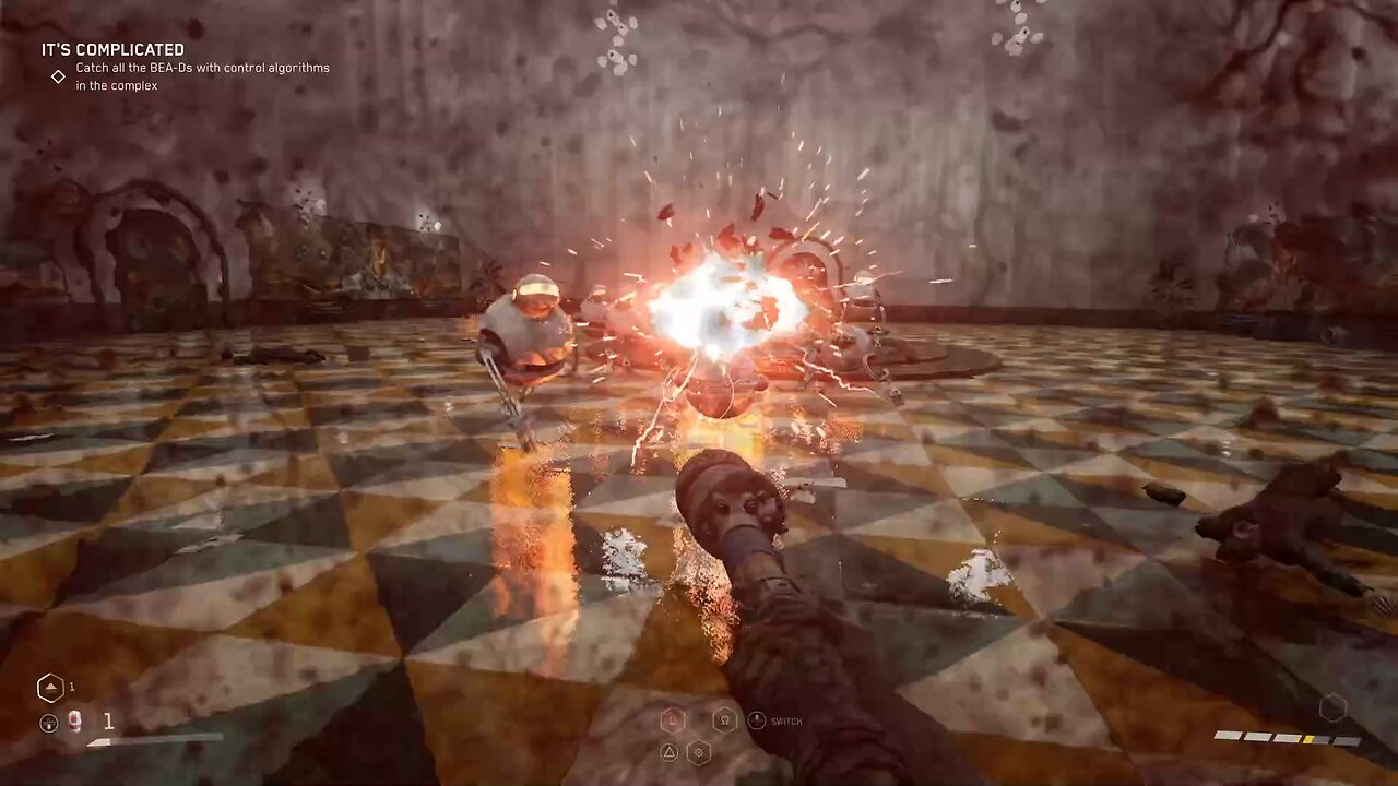 Atomic Heart boss fight phase one