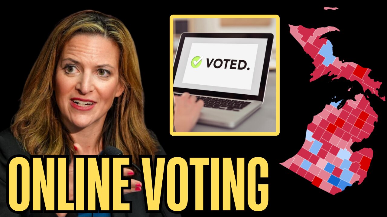 Michigan SOS Jocelyn Benson Caught Pushing ILLEGAL Online Voting Scheme!
