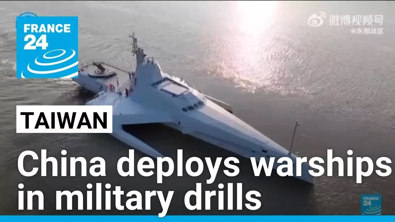 Chinese military surrounds Taiwan in latest military drills