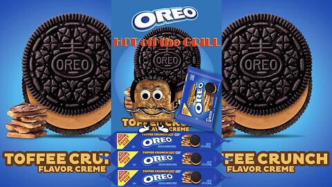 OREO Toffee Crunch with Sugar Crystals Taste Test #oreo #tastetest