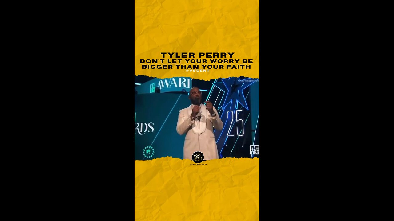 @tylerperry Don’t let your worry be bigger than your faith