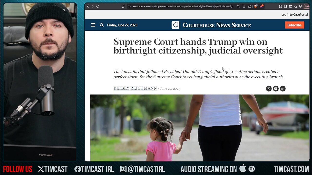TRUMP WINS, SCOTUS Overrules Nationwide Injunctions, Trump Birthright Citizenship Order IS A GO