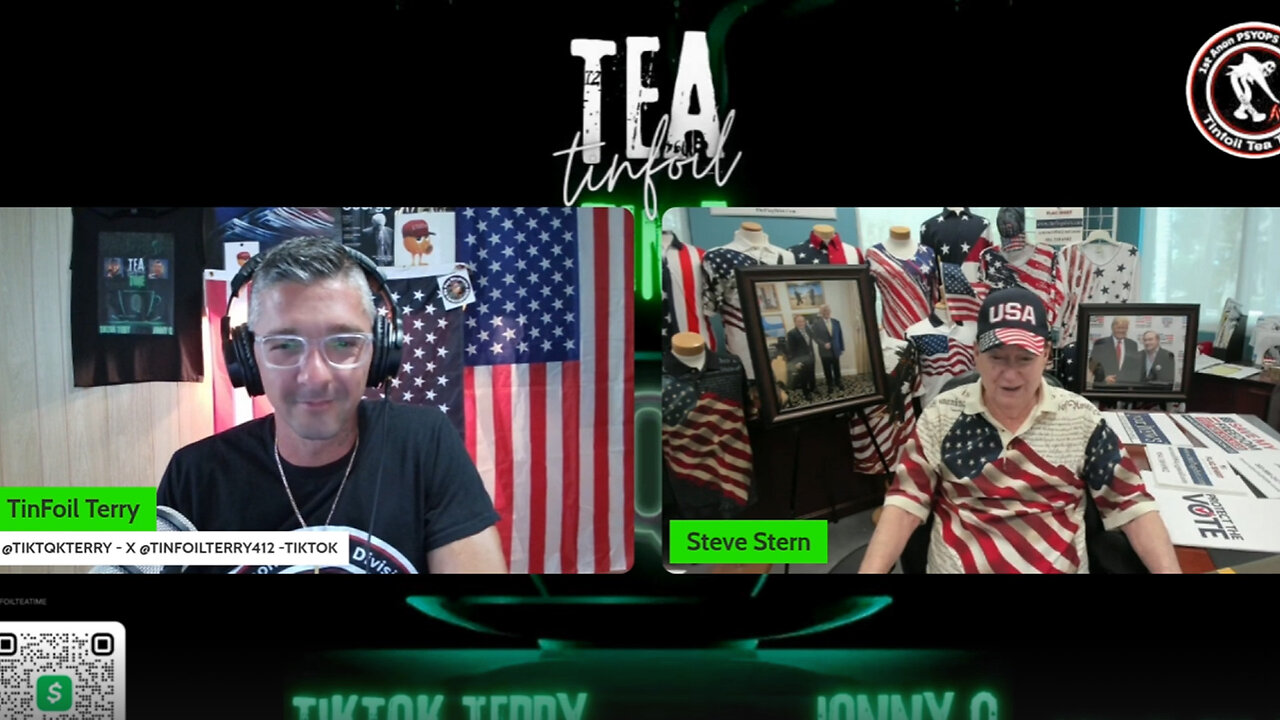Tin Foil Tea Time on Election Integrity interview with Steve Stern