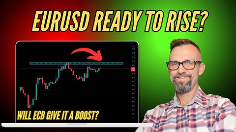 $EURUSD Breakout Today? ECB Rate Decision Prediction. Live Trading 6/5/2025