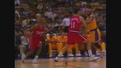 Darrick Martin 18 Points @ Lakers, 1997-98.