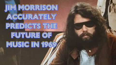 Jim Morrison - The Future of Music (Rolling Stone Interview Excerpt) [US Television] 1969