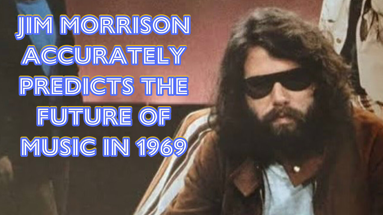 Jim Morrison - The Future of Music (Rolling Stone Interview Excerpt) [US Television] 1969