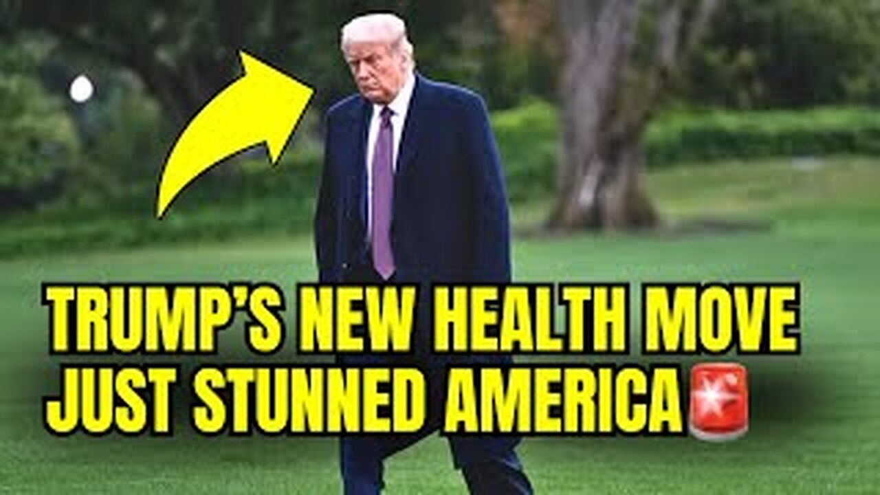 🚨Trump s New Health Reveal Just STUNNED White House Insiders
