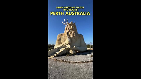 King Neptune Statue at Two Rocks in Perth Australia