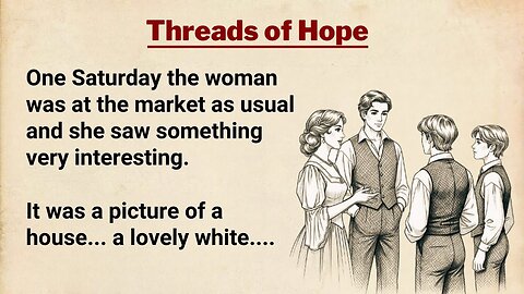 Threads of Hope ⭐ English Story for Reading and Listening Practice | English Audio Story