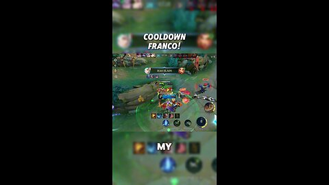 W Cooldown Franco! #mobilelegends #moba #franco