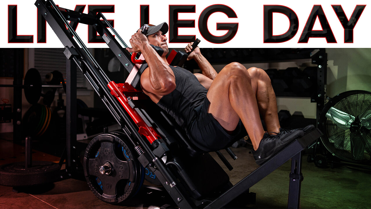 LIVE Leg Workout and Q&A – Trying not to FALL Asleep after Traveling 30+ Hours from INDIA! 🇮🇳