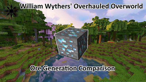 Minecraft: William Wythers' Overhauled Overworld Ore Generation Comparison. (WWOO)