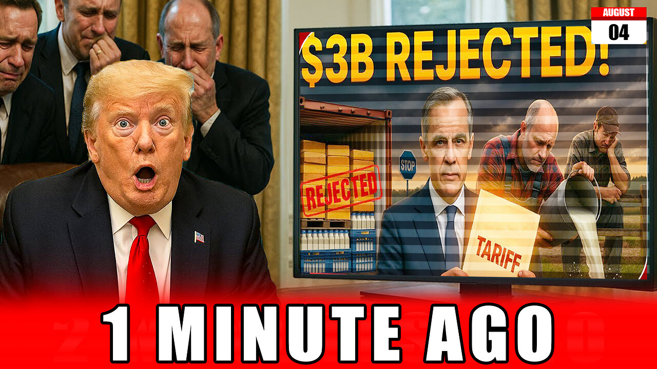 Billions in U.S. Milk Shipments Rejected – How Carney Delivers a Crushing Blow to Farmers?