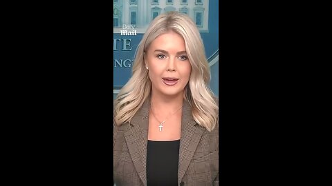 White House press secretary Karoline Leavitt