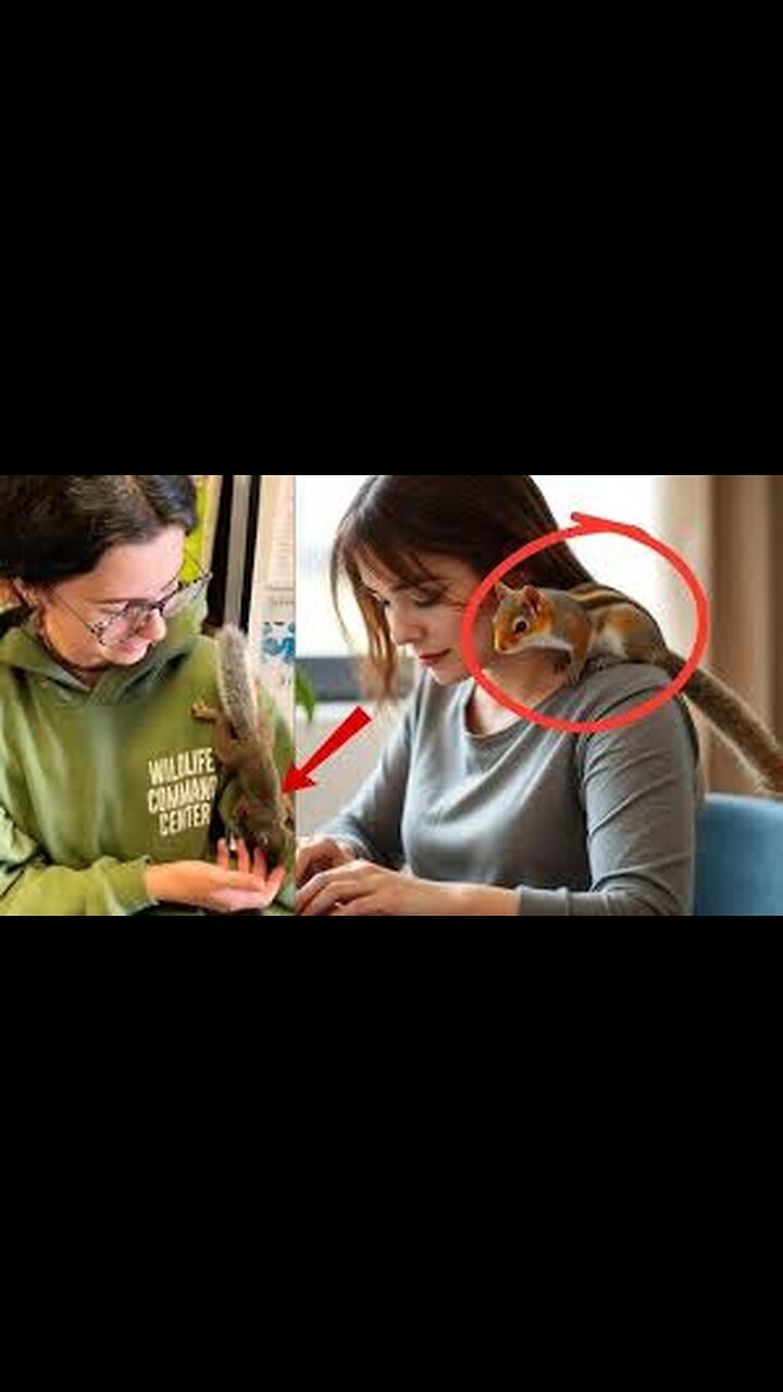 Woman Rescues Injured Squirrel & Gives It a Loving Home – Heartwarming Story!