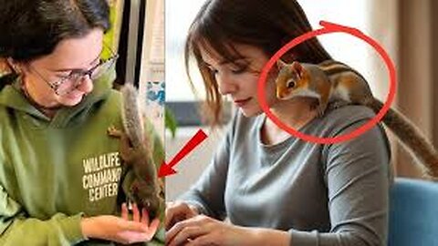 Woman Rescues Injured Squirrel & Gives It a Loving Home – Heartwarming Story!