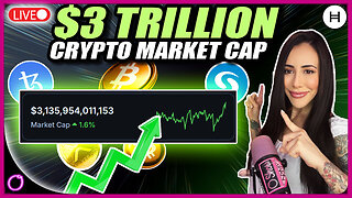 CRYPTO MARKET CAP HITS $3 TRILLION BIG STABLECOIN NEWS