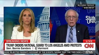 Bernie Sanders: Trump's Authoritarian For Stopping L.A. Riot