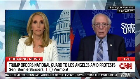 Bernie Sanders: Trump's Authoritarian For Stopping L.A. Riot