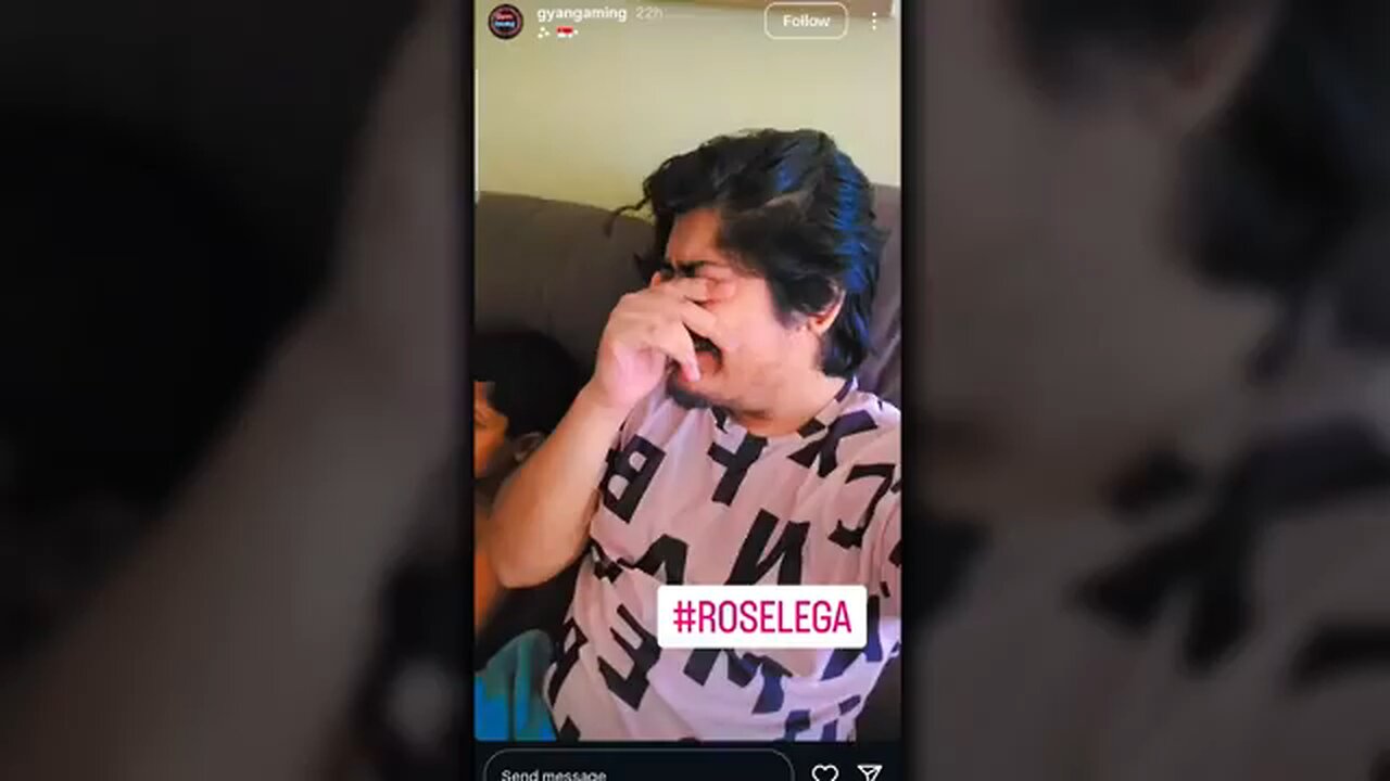 Gyan gaming ab*se pn rose 😤😮‍💨